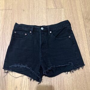 Levi 501 button up shorts